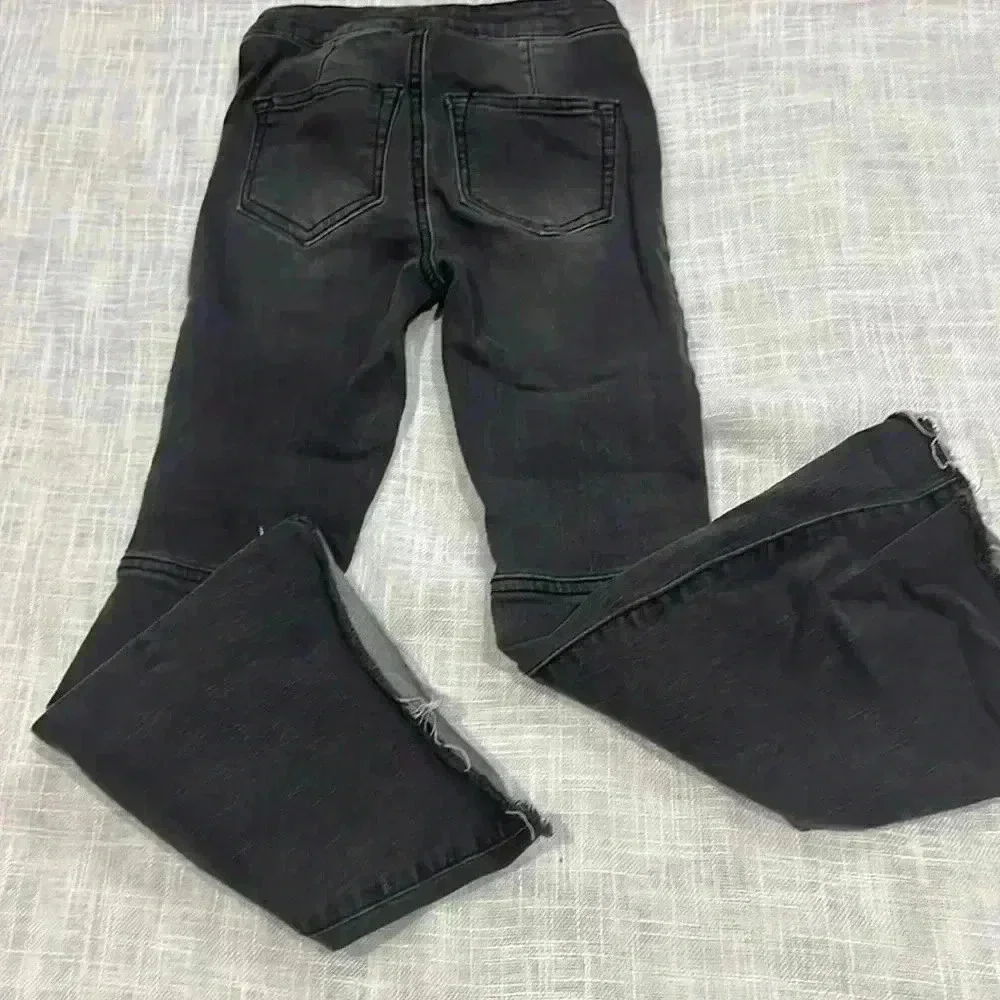 CHELSEA & VIOLET BLACK JEANS FLARE BELL BOTTOMS - Picture 7 of 7